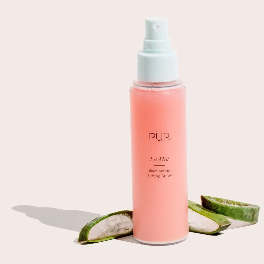 NIB PÜR Lit Mist Illuminating Setting Spray 4 Fl Oz